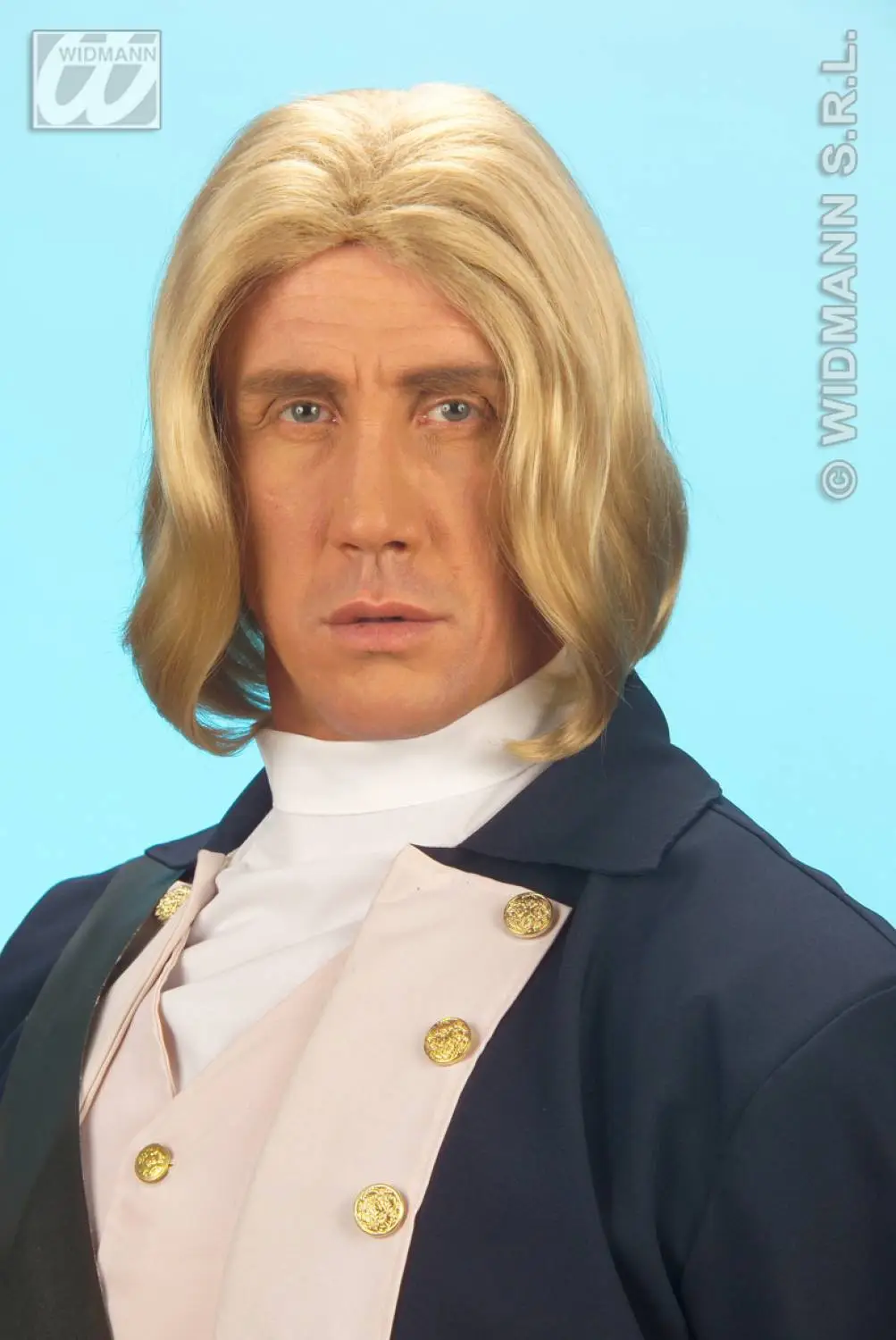 Amadeus Mozart Pruik 6 Amadeus Mozart Pruik - Afbeelding 4