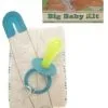 Babyset Met Pamper, Speld En Blauwe Speen -Party Outfitters babyset met pamper speld en blauwe speen