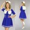 OP=OP Blauw Matrozen Kostuum -Party Outfitters blauw matrozen kostuum