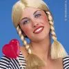 Blonde Pruik Met Vlechten Wendy -Party Outfitters blonde pruik met vlechten wendy