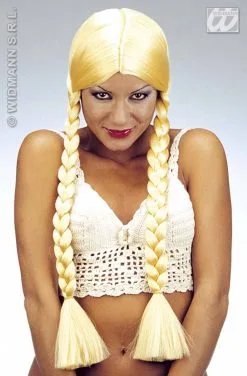 Blonde Vlechten Pruik