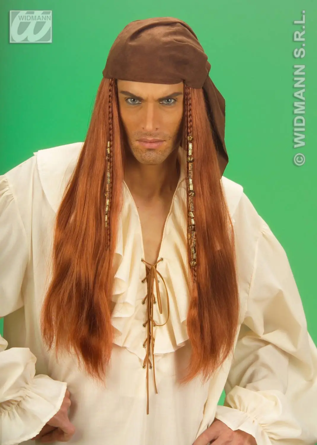 Caribische Piratenpruik 3 Caribische Piratenpruik