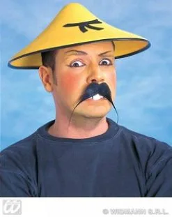 Chinese Hoed Met Karakter