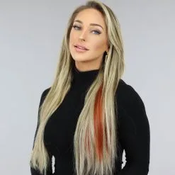 NEW0305 Clip In Haarextension Bruin