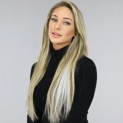 NEW0305 Clip In Haarextension Grijs