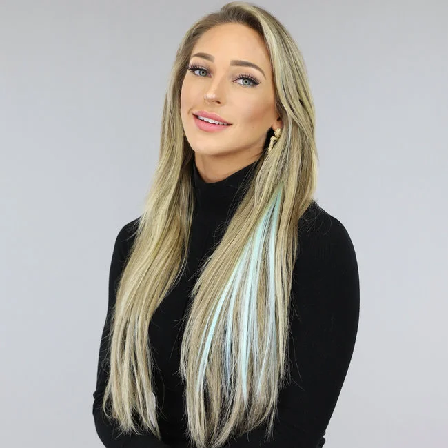 NEW0305 Clip In Haarextension Mint 3 NEW0305 Clip In Haarextension Mint