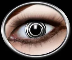 Contactlenzen: Zwart Spiraal