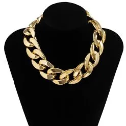 Extra Grote Schakelketting Goud -Party Outfitters extra grote schakelketting goud 2