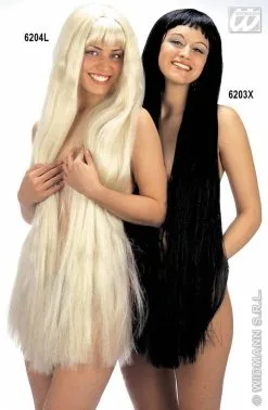 Extra Lange Feestpruik Voor Dames