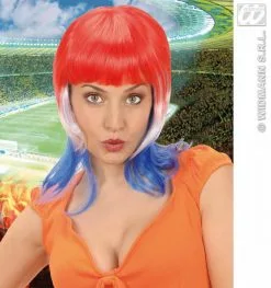 Feestaccessoires: Supporterpruik WK Braziië, EK Polen/Ukraïne