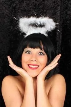 Glitter Zilveren Aureool Voor Engeltjes