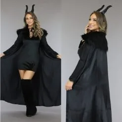 Gothic Kostuum Met Lange Cape