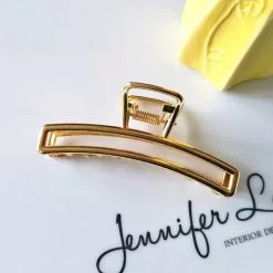 Gouden Langwerpige Haarklem