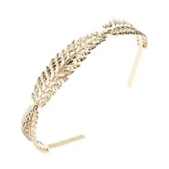 Gouden Leaf Diadeem -Party Outfitters gouden leaf diadeem 3