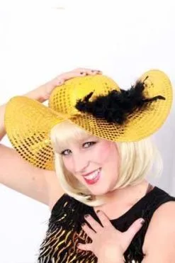 Gouden Of Zilveren Lurex Hoedjes -Party Outfitters gouden of zilveren lurex hoedjes 2