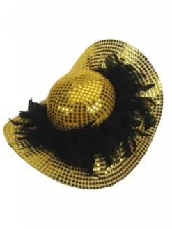 Gouden Of Zilveren Lurex Hoedjes -Party Outfitters gouden of zilveren lurex hoedjes 3