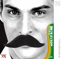 Grote Zwarte Aanplak Snor