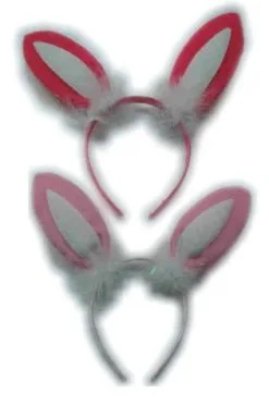 Haarbeugels Met Bunny Oortjes