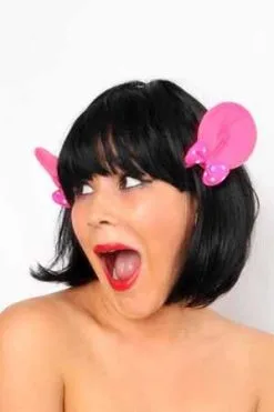 Haarklem Met Roze Mickey Mouse Oortjes