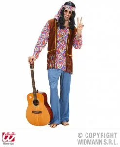 Hippie Kostuum Psychedelische Man -Party Outfitters hippie kostuum psychedelische man 1