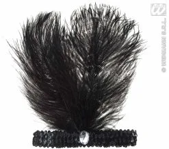 Hoofdbandjes Met Marabou En Steentje -Party Outfitters hoofdbandjes met marabou en steentje 3