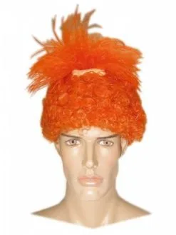 Inboorlingen Pruik Met Botje -Party Outfitters inboorlingen pruik met botje 2