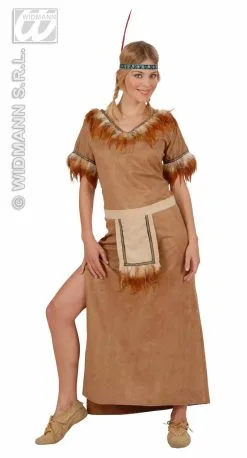 Indiaanse Mohawk Jurk Van Nep Suede