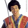 Japanse Samurai Pruik -Party Outfitters japanse samurai pruik