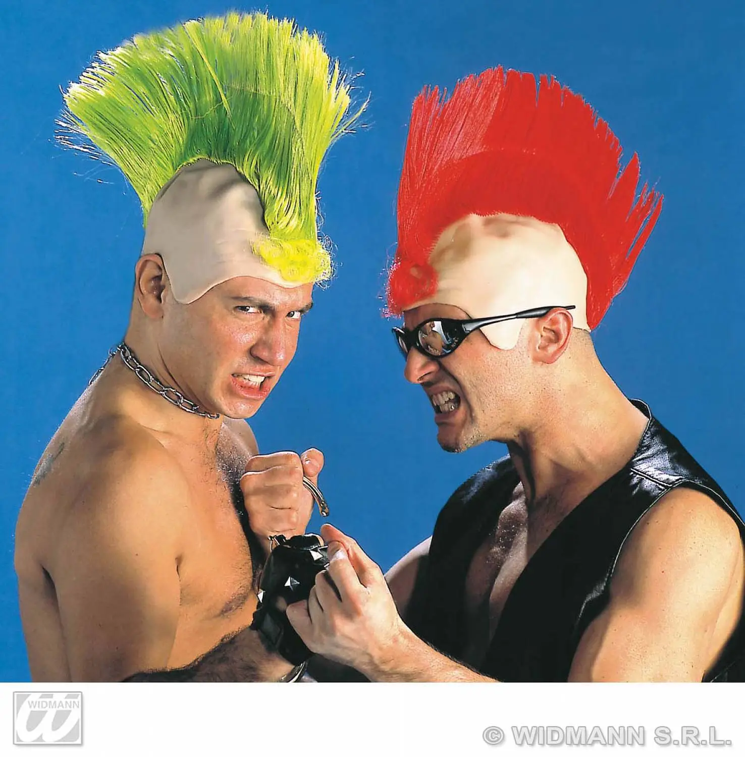 Kale Kop Punker Met Hanenkam 4 Kale Kop Punker Met Hanenkam - Afbeelding 2