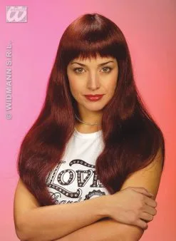 Kastanje Bruine Pruik Eva