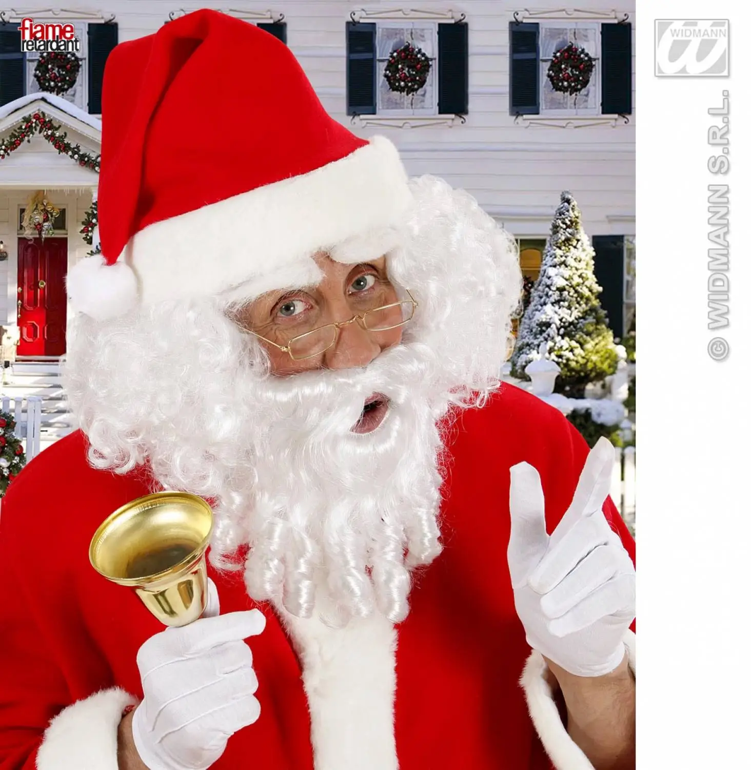 Kerstman-set Baard Met Snor 3 Kerstman-set Baard Met Snor