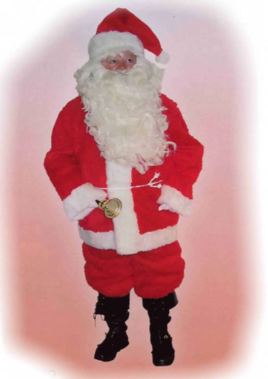 Kerstmannenpakken Van Pluche 3 Kerstmannenpakken Van Pluche