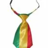 Korte Stropdas (rood/groen/geel) 1 Korte Stropdas (rood/groen/geel) -Party Outfitters korte stropdas rood groen geel