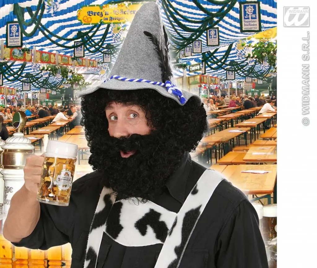 Krulpruik Met Baard 4 Krulpruik Met Baard - Afbeelding 2