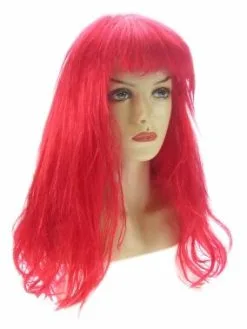 Langharig Pruik Met Pony -Party Outfitters langharig pruik met pony 8