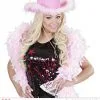 Licht Roze Cowboyhoed Met Bontje -Party Outfitters licht roze cowboyhoed met bontje