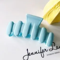 Lichtblauwe Haarklem