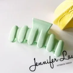 Lichtgroene Haarklem