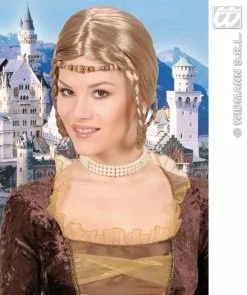 Middeleeuwse Prinsessen Pruik