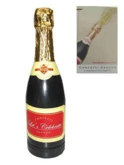 Mooie Party Champagnefles Met Confetti