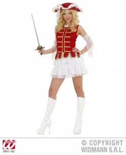 Musketier-meisje Kostuum