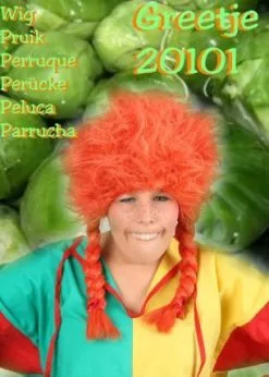 Oranje Supporters Pruik