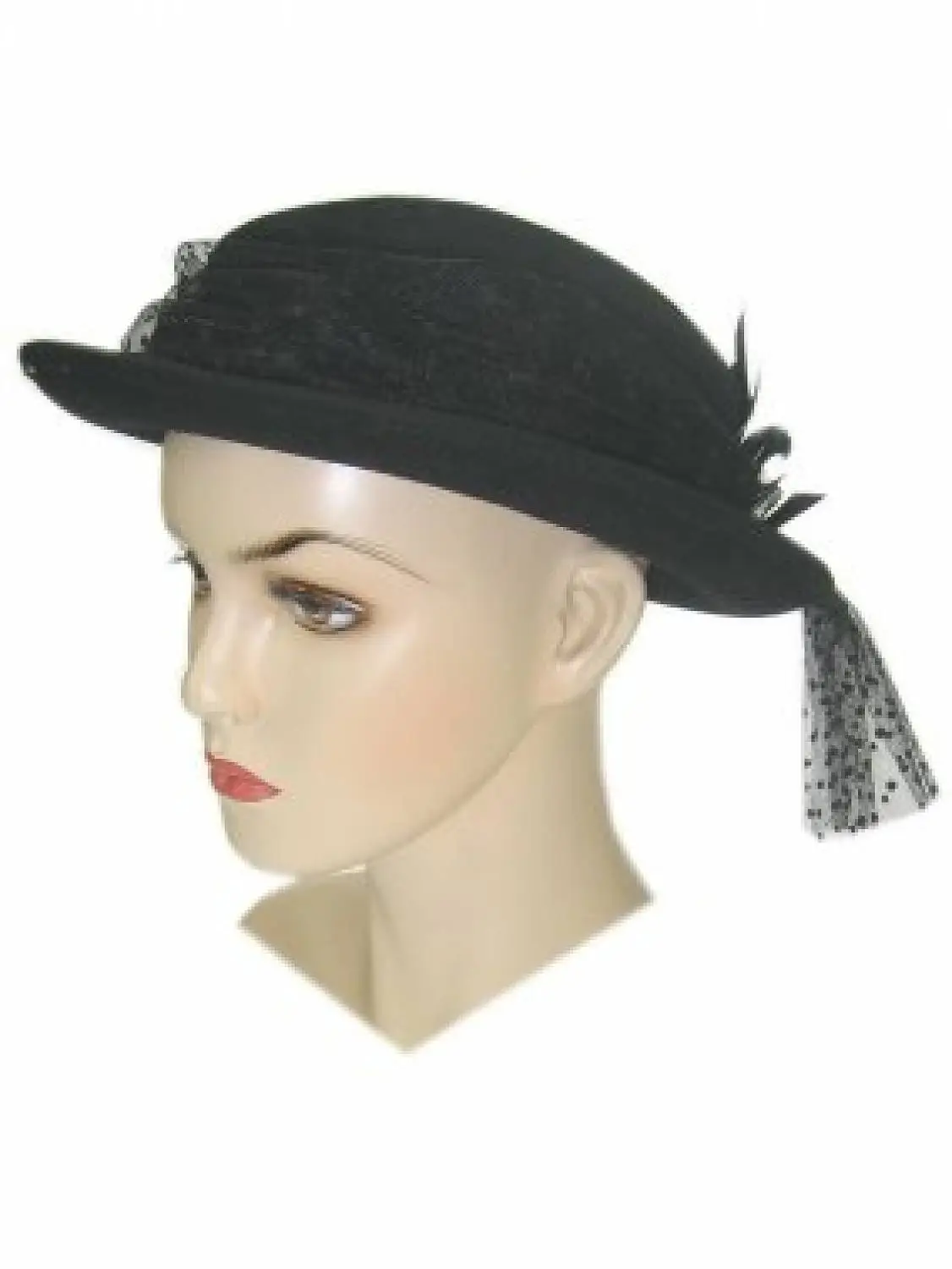 Ouwe Wievenhoedje Zwart Met Tule 3 Ouwe Wievenhoedje Zwart Met Tule