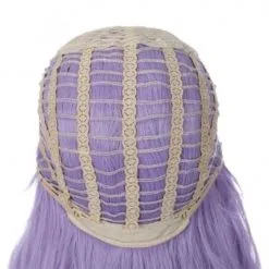 Paarse Pruik Met Golvende Krullen En Laagjes -Party Outfitters paarse pruik met golvende krullen en laagjes 3