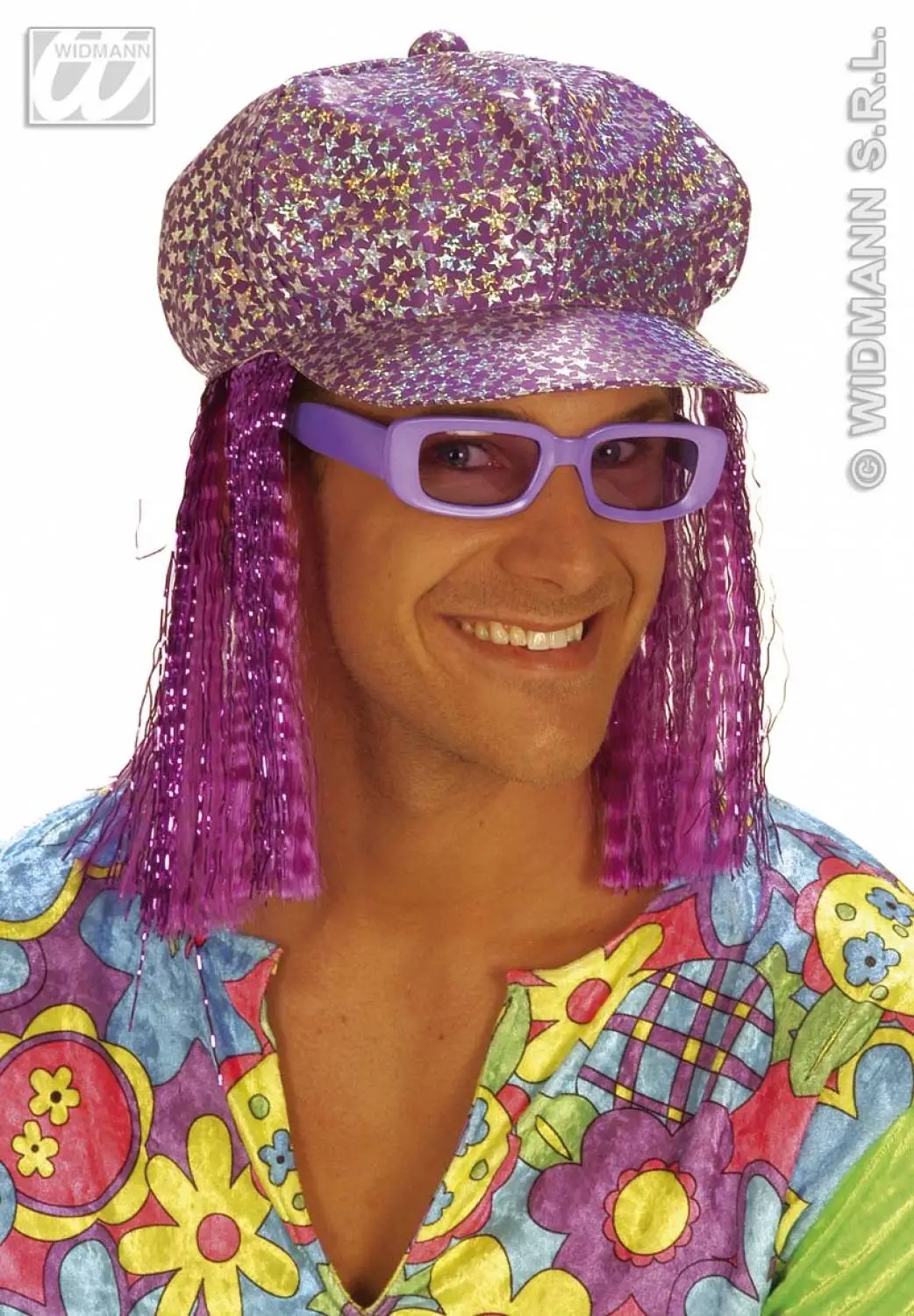 Party Artikelen Sterrenmuts Neon Met Haar 4 Party Artikelen Sterrenmuts Neon Met Haar - Afbeelding 2