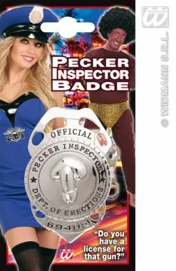 Piemel Inspecteur Badge 5 Piemel Inspecteur Badge -Party Outfitters piemel inspecteur badge 1