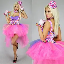 Popping Candy Clown Kostuum