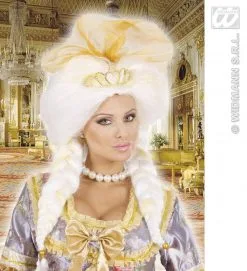 Pruik Fantasy Queen Met Tiara