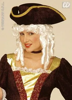 Pruik Great Lady Met Pijpelokken