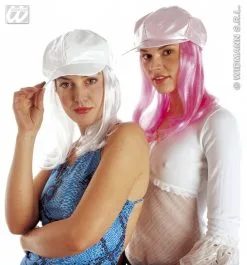 Pruik Met Pet In 2 Haarkleuren